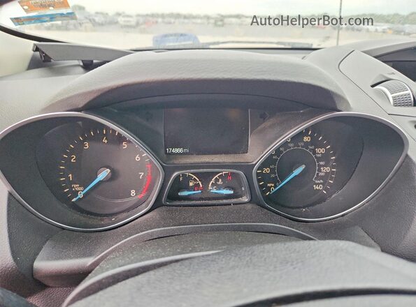 1FMCU9GD4JUB36295 2018 FORD ESCAPE Silver Vista del cuadro de instrumentos