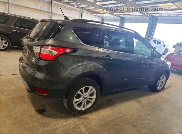 1FMCU9GD4JUB43196 2018 FORD ESCAPE Gray Trasero derecho
