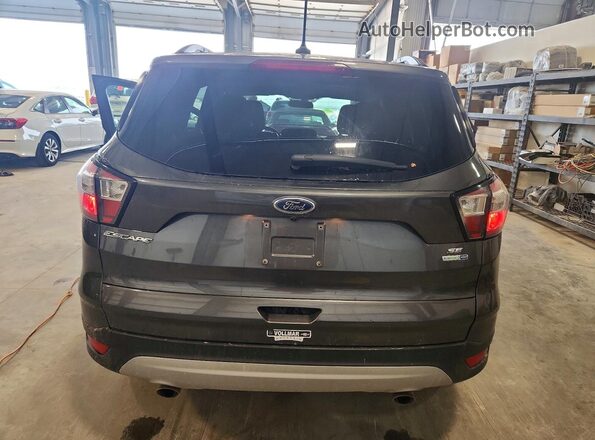 1FMCU9GD4JUB43196 2018 FORD ESCAPE Gray Vista trasera