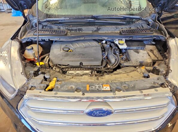1FMCU9GD4JUC18236 2018 FORD ESCAPE Black Շարժիչի բաժամունքի տեսք