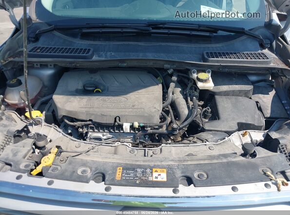 1FMCU9GD4JUC38762 2018 FORD ESCAPE Gray უკანა ხედი
