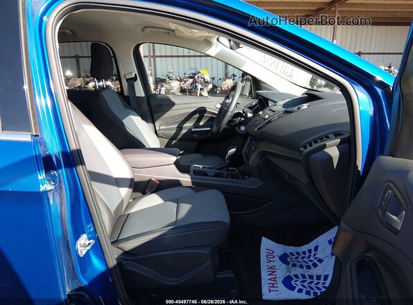 1FMCU9GD4JUD08602 2018 FORD ESCAPE Blue წინა სალონის ხედი