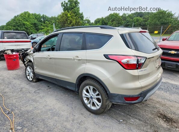 1FMCU9GD4JUD25416 2018 FORD ESCAPE Beige Rear left