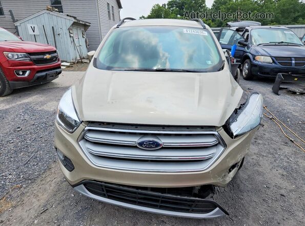 1FMCU9GD4JUD25416 2018 FORD ESCAPE Beige Front view