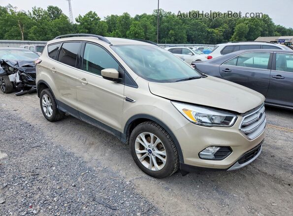 1FMCU9GD4JUD25416 2018 FORD ESCAPE Beige Front right