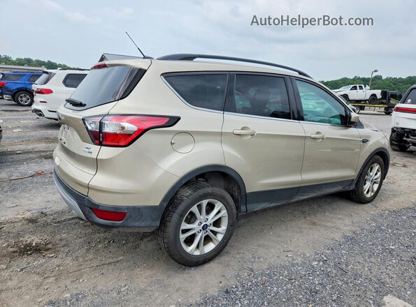 1FMCU9GD4JUD25416 2018 FORD ESCAPE Beige Rear right
