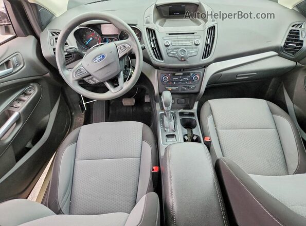 1FMCU9GD4JUD25416 2018 FORD ESCAPE Beige Dashboard view