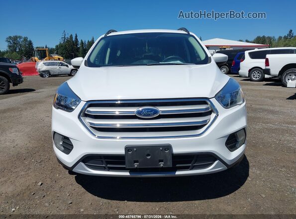 1FMCU9GD4JUD31166 2018 FORD ESCAPE White Vista del cuadro de instrumentos
