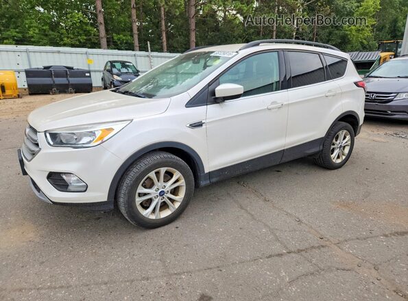 1FMCU9GD4JUD37212 2018 FORD ESCAPE Белый Задняя левая четверть
