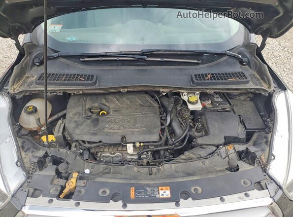 1FMCU9GD4JUD45956 2018 FORD ESCAPE Gray Շարժիչի բաժամունքի տեսք