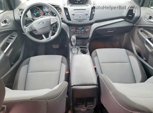 1FMCU9GD4JUD45956 2018 FORD ESCAPE Gray Առջևի վահանակի տեսք