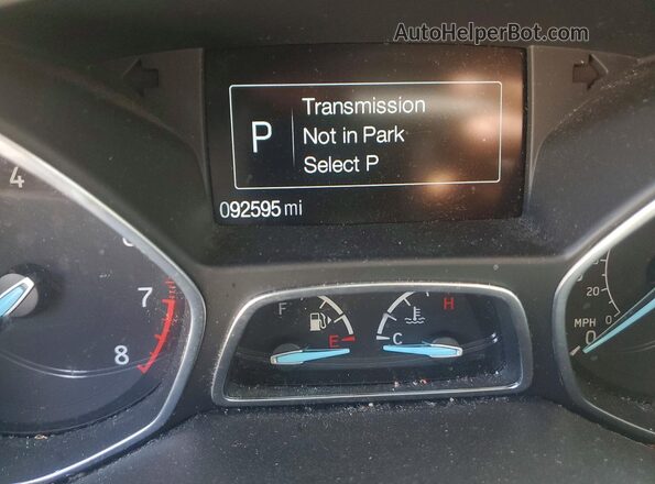 1FMCU9GD4KUB09633 2019 FORD ESCAPE Orange Vista del cuadro de instrumentos
