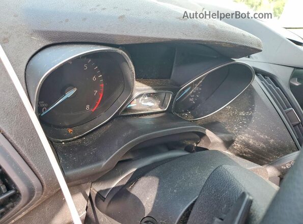 1FMCU9GD5HUA35129 2017 FORD ESCAPE White Instrument cluster view