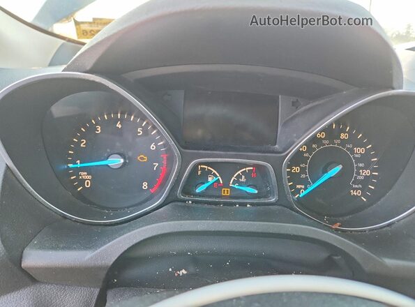 1FMCU9GD5HUB11660 2017 FORD ESCAPE Gray ხელსაწყოთა პანელის ხედი