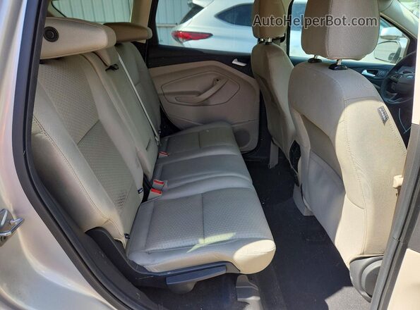 1FMCU9GD5HUB45968 2017 FORD ESCAPE Silver Rear seats view