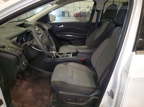1FMCU9GD5HUB80686 2017 FORD ESCAPE White წინა სალონის ხედი
