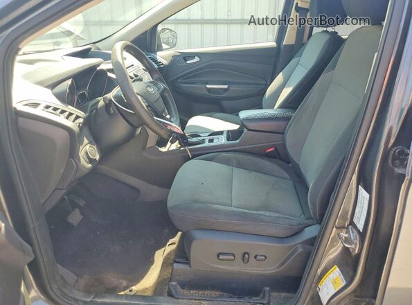 1FMCU9GD5HUC42524 2017 FORD ESCAPE Charcoal Widok wnętrza z przodu