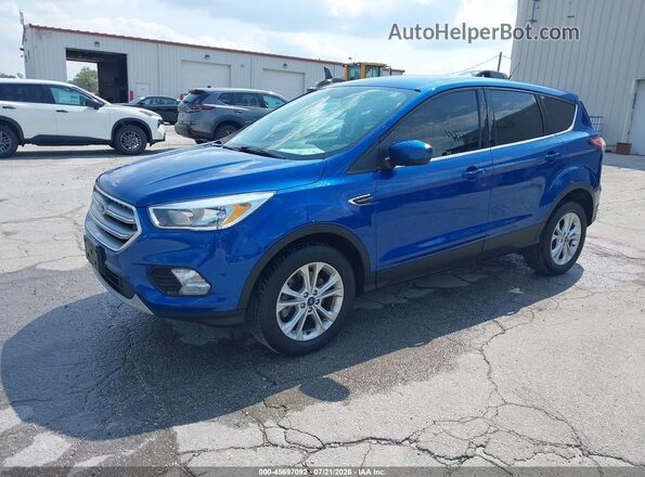 1FMCU9GD5HUE18553 2017 FORD ESCAPE Blue Առջևի ձախ երեք քառորդ տեսարան