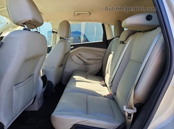 1FMCU9GD5HUE24093 2017 FORD ESCAPE Beige Rear seats view