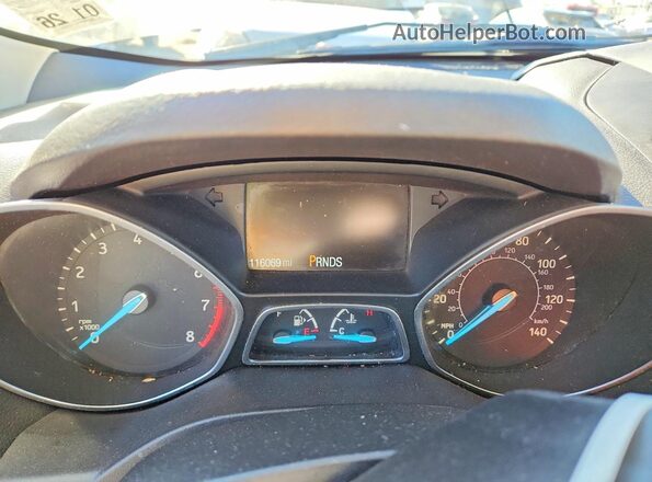 1FMCU9GD5HUE43677 2017 FORD ESCAPE White Widok zestawu wskaźników