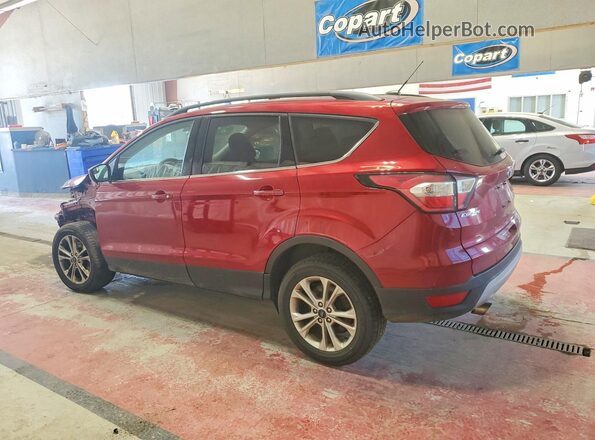 1FMCU9GD5JUA01729 2018 FORD ESCAPE Burgundy უკანა მარცხენა