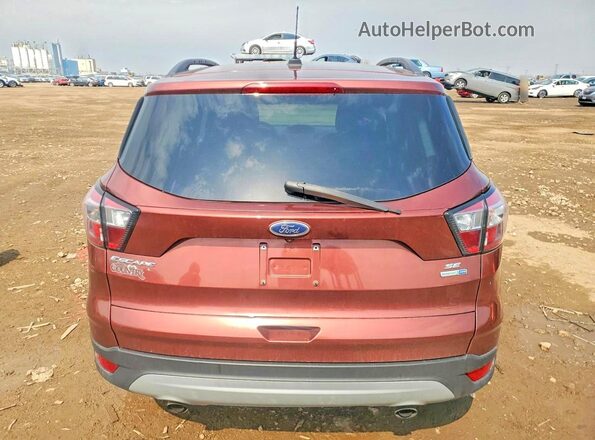 1FMCU9GD5JUA29840 2018 FORD ESCAPE Burgundy Вид ззаду