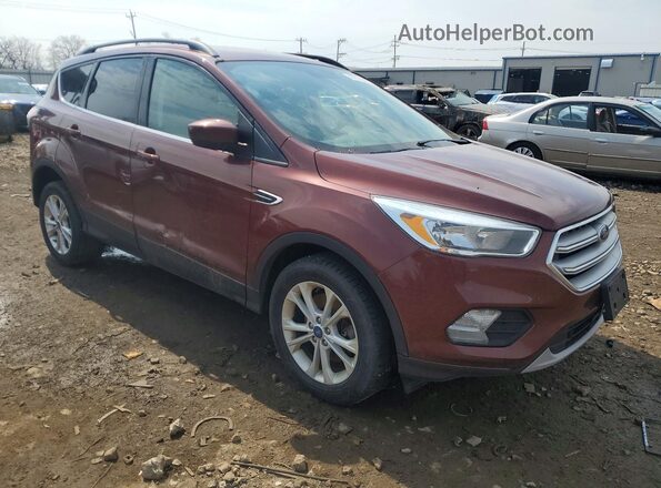 1FMCU9GD5JUA29840 2018 FORD ESCAPE Burgundy Передня права чверть