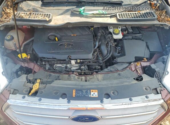 1FMCU9GD5JUA29840 2018 FORD ESCAPE Burgundy Вид підкапотного простору