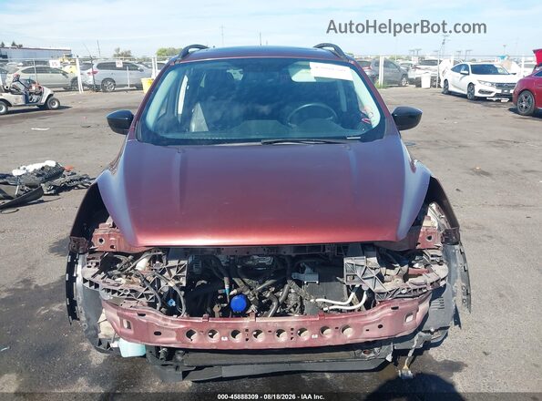 1FMCU9GD5JUA92274 2018 FORD ESCAPE Orange Вид щитка приладів