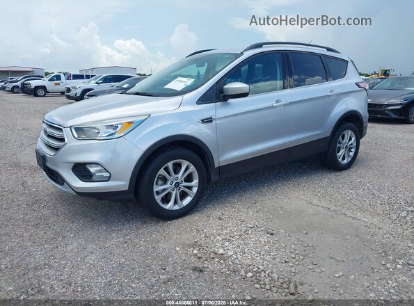 1FMCU9GD5JUD08530 2018 FORD ESCAPE Серебряный Передняя левая четверть