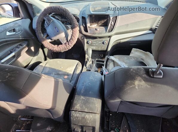 1FMCU9GD5KUA19343 2019 FORD ESCAPE Black Widok deski rozdzielczej