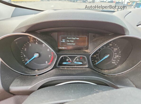 1FMCU9GD5KUA61575 2019 FORD ESCAPE Black Widok zestawu wskaźników