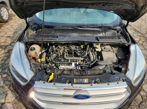 1FMCU9GD5KUA61575 2019 FORD ESCAPE Black Widok komory silnika