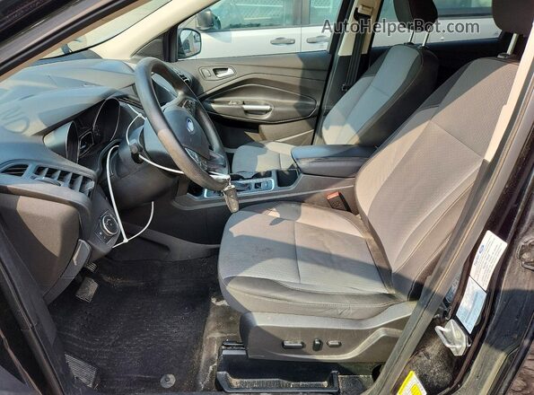 1FMCU9GD5KUA61575 2019 FORD ESCAPE Black Widok wnętrza z przodu