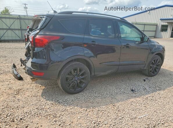 1FMCU9GD5KUB98354 2019 FORD ESCAPE Черный Задняя правая четверть