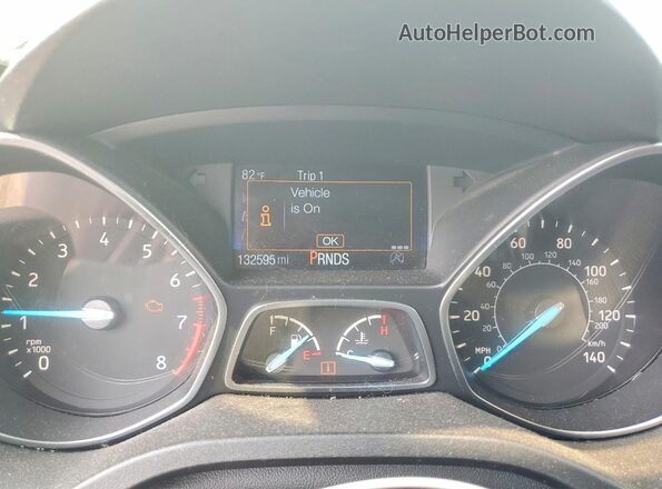 1FMCU9GD5KUB98354 2019 FORD ESCAPE Черный Вид щитка приборов