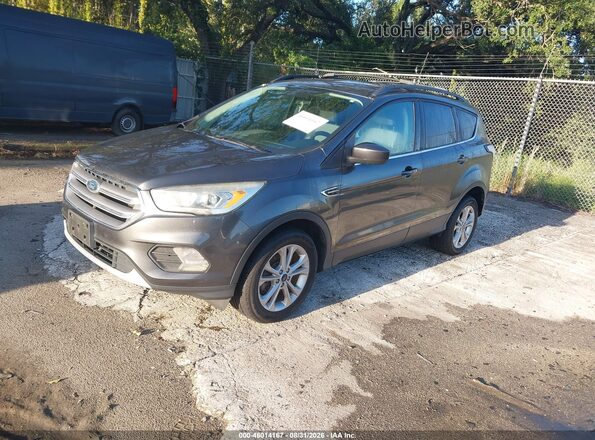 1FMCU9GD6HUA35463 2017 FORD ESCAPE Gray Передня ліва чверть