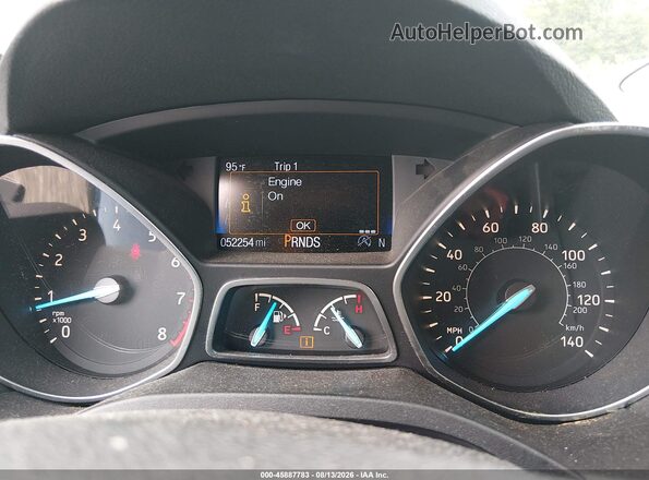 1FMCU9GD6HUA41246 2017 FORD ESCAPE Белый Вид задних сидений