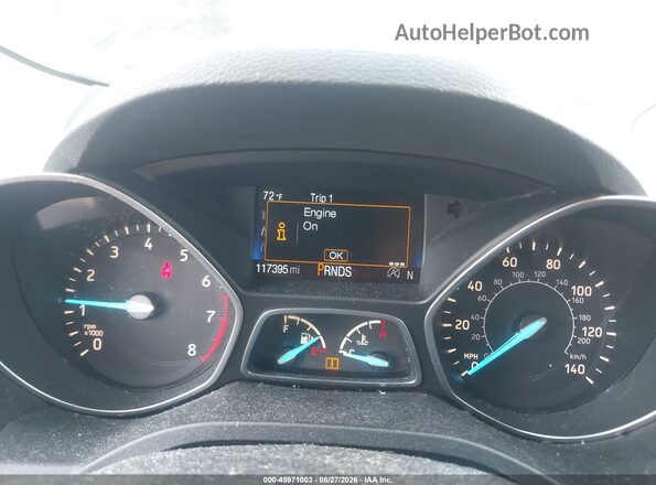 1FMCU9GD6HUA73713 2017 FORD ESCAPE Серый Вид задних сидений