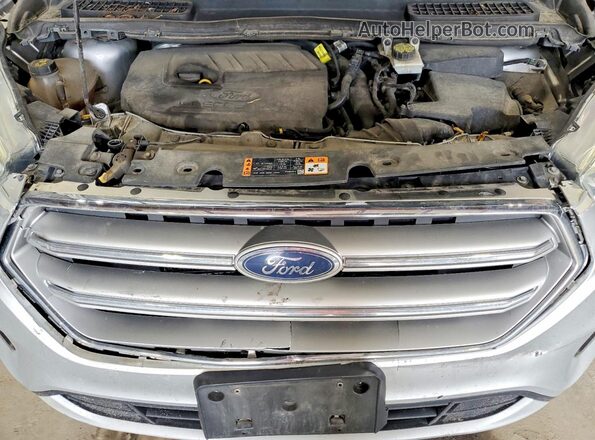 1FMCU9GD6HUA84940 2017 FORD ESCAPE Серебряный Вид подкапотного пространства
