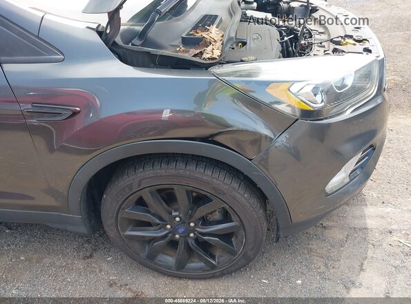 1FMCU9GD6HUB86447 2017 FORD ESCAPE Gray Front view