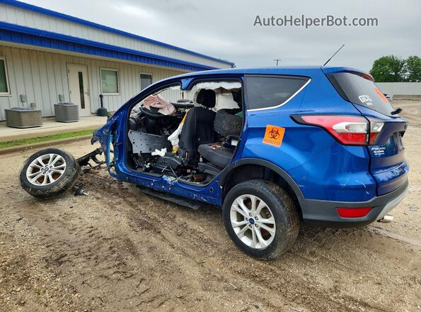 1FMCU9GD6HUC00136 2017 FORD ESCAPE Blue Trasero izquierdo
