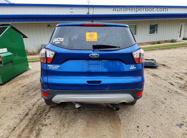 1FMCU9GD6HUC00136 2017 FORD ESCAPE Blue Vista trasera