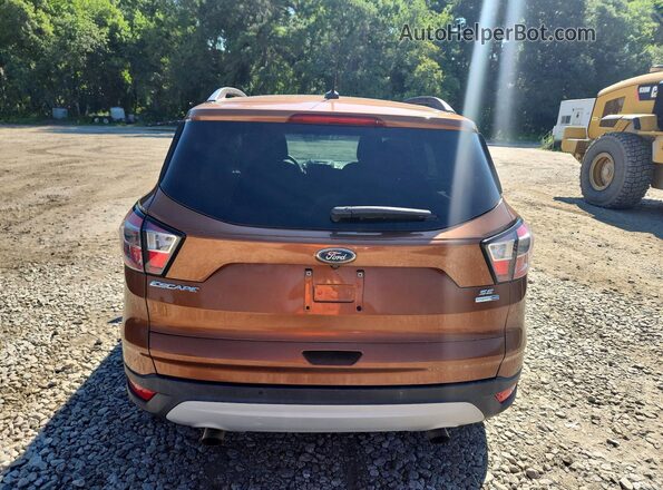 1FMCU9GD6HUC03831 2017 FORD ESCAPE Orange უკანა ხედი