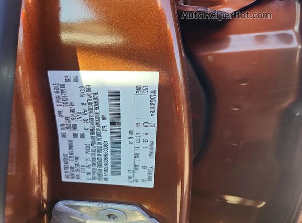 1FMCU9GD6HUC03831 2017 FORD ESCAPE Orange ძრავის განყოფილების ხედი