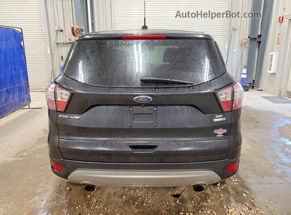 1FMCU9GD6HUC71188 2017 FORD ESCAPE Black Вид ззаду