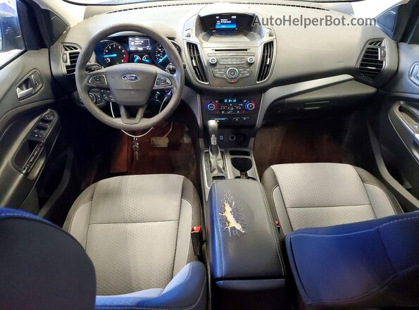 1FMCU9GD6HUC71188 2017 FORD ESCAPE Black Вид панелі приладів