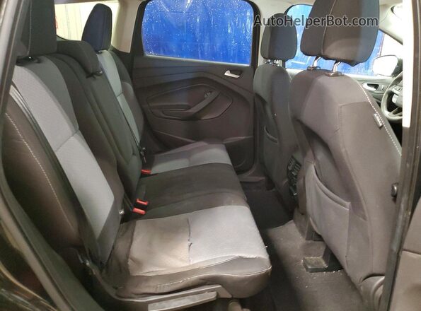 1FMCU9GD6HUC71188 2017 FORD ESCAPE Black Вид задньої частини салону