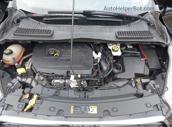 1FMCU9GD6HUE89180 2017 FORD ESCAPE Black Widok z tyłu