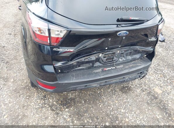 1FMCU9GD6HUE89180 2017 FORD ESCAPE Black Widok z przodu